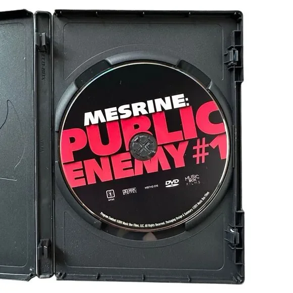 Mesrine: Public Enemy #1 (DVD, Music Box Films) – Vincent Cassel – Excellent Con - Picture 3 of 3